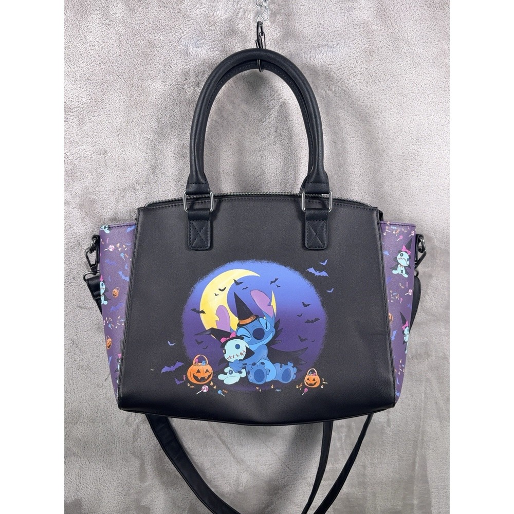 Loungefly Disney Lilo & Stitch Halloween Scrump & Stitch Satchel Bag Purse